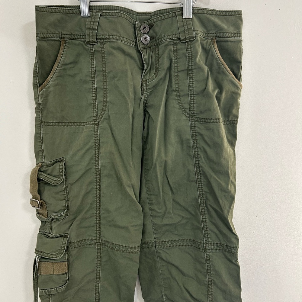 Guess Olive Green cargo capris